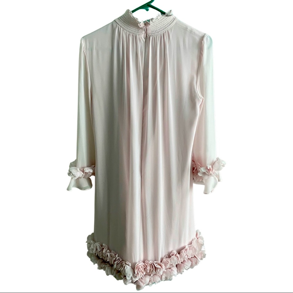 High neck long sleeve elegant dress